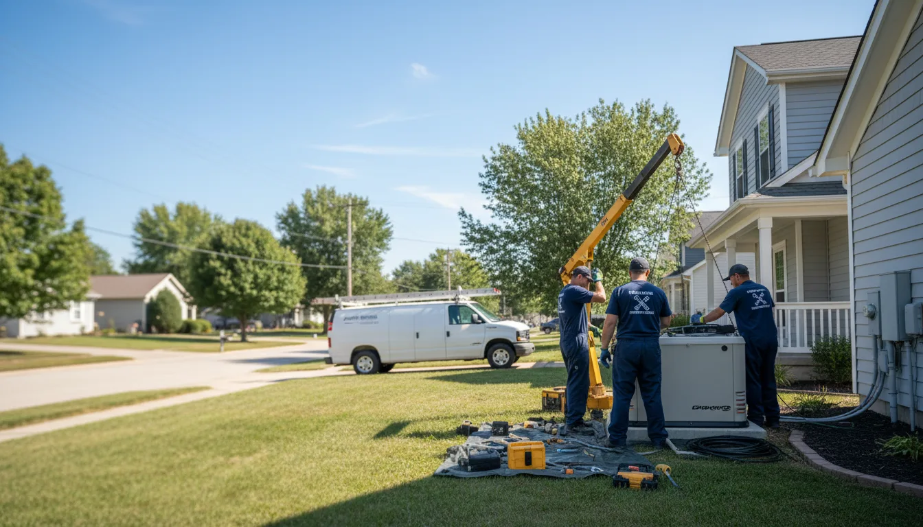 Generator Installation in Thomasboro, IL near me